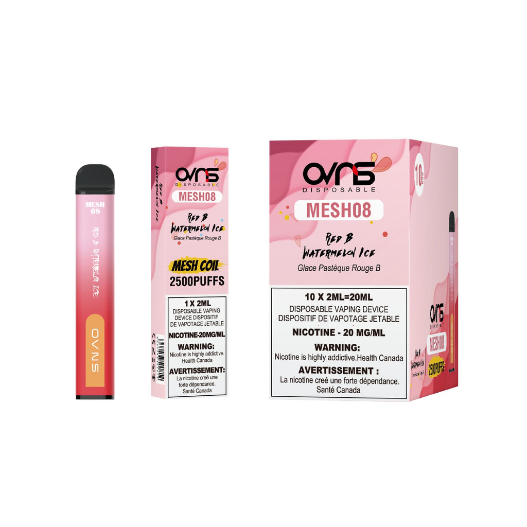 OVNS Mesh 08 - 2500 Puffs |20 Mg/ml | Mesh Coil Technology (Pack of 10 available)