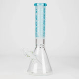 FOGGX 14" Sandblasted Beaker Water Pipe (7mm) | FT292 Wholesale