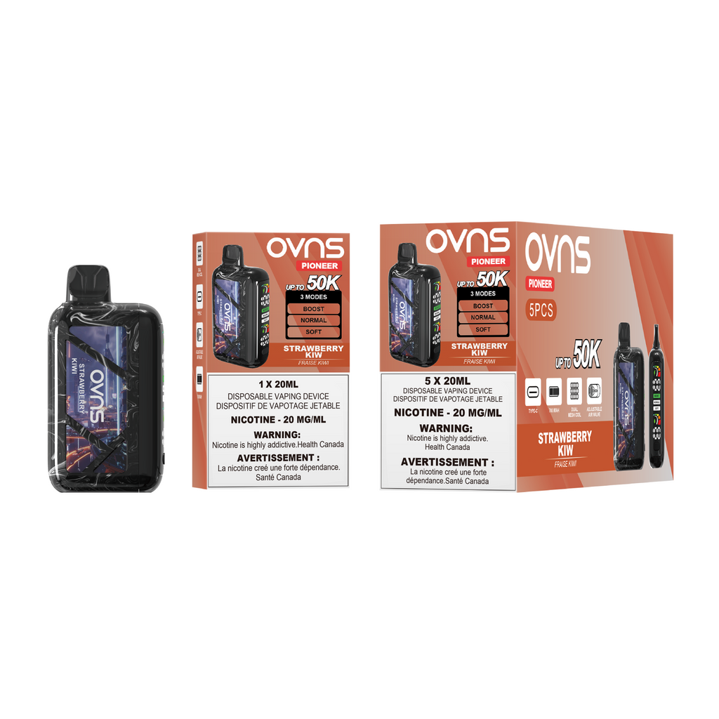 OVNS Pioneer 50K Disposable Vape | Wholesale Box of 5