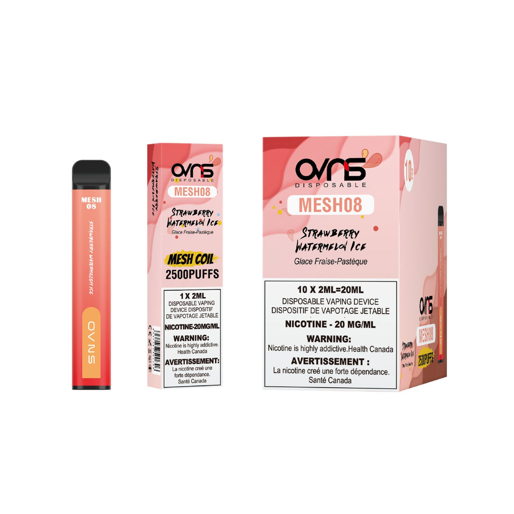 OVNS Mesh 08 - 2500 Puffs |20 Mg/ml | Mesh Coil Technology (Pack of 10 available)