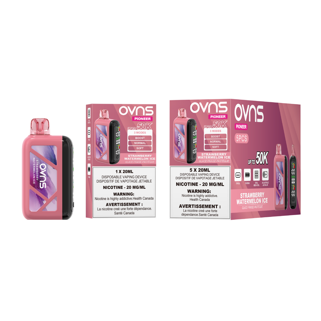 OVNS Pioneer 50K Disposable Vape | Wholesale Box of 5
