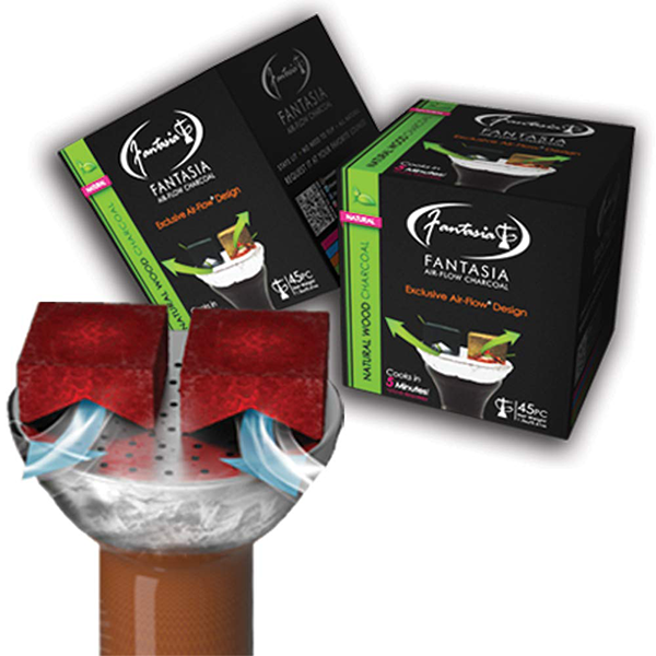 Fantasia Air-Flow Hookah Charcoal – Wholesale Toronto