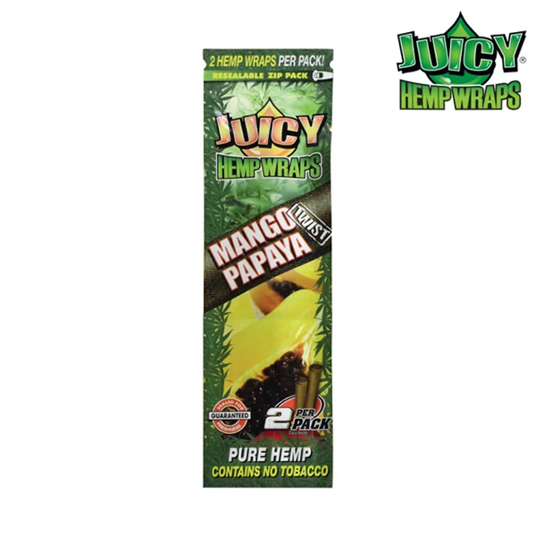 Juicy Jays Hemp Wraps Black & Blueberry Twist – 2 Pack (Box of 25) Wholesale Toronto