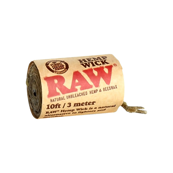 RAW Hemp Wick | 10ft / 3m | Box of 40
