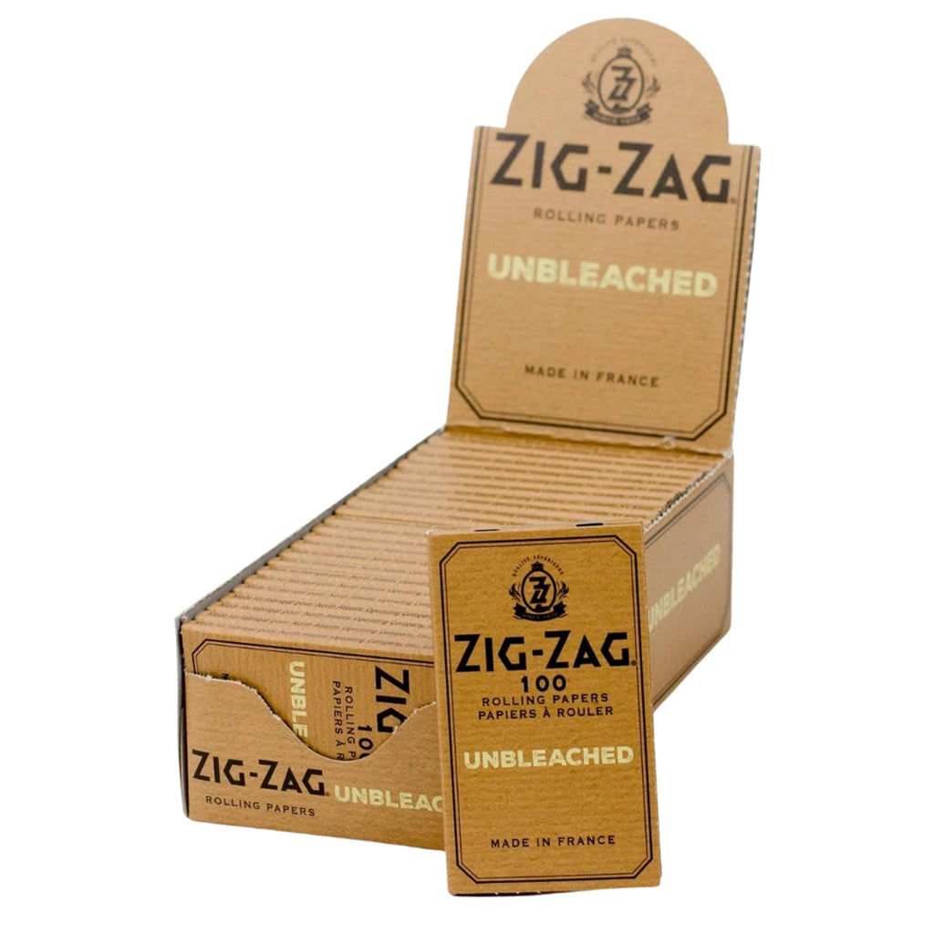 Zig-Zag Unbleached Single Wide Papers | Wholesale Box of 25