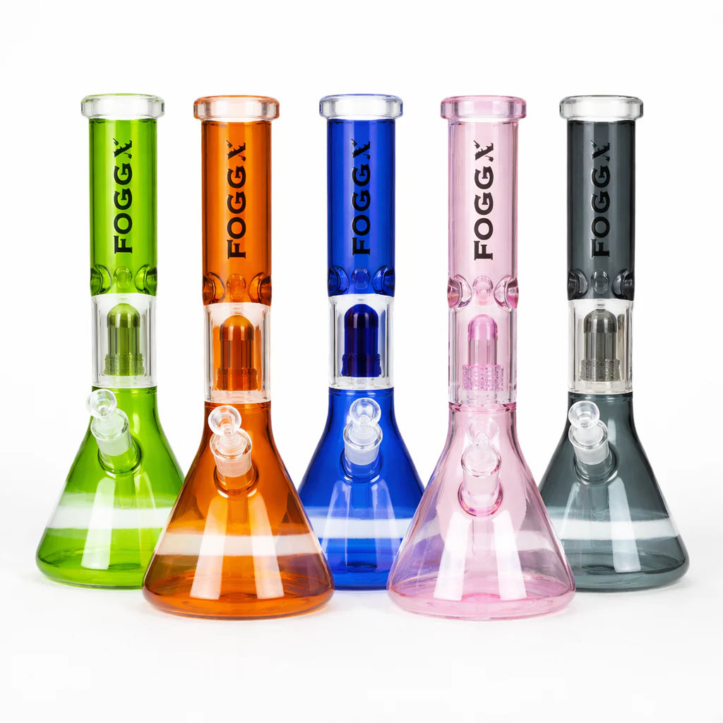 FOGGX 14" Colored Percolator Water Pipe | FTLL09 Wholesale