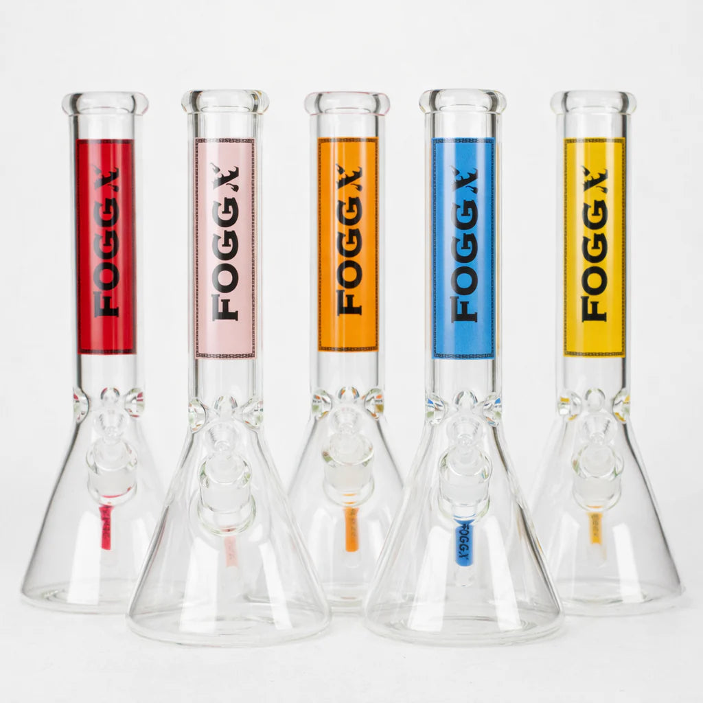 FOGGX 14" Classic Beaker Water Pipe (7mm Thick) | FT590 Wholesale