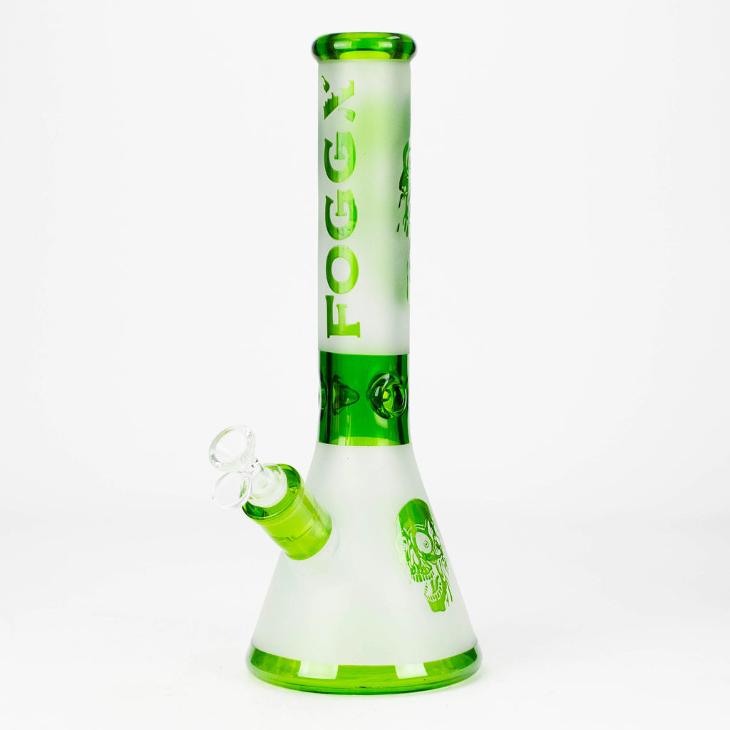 FOGGX 14" Sandblasted Small Skull Beaker (7mm Thick) | FT1649ATS