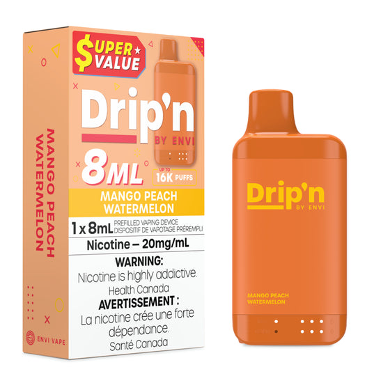 Drip'n by Envi 16K (Box of 5) | Wholesale Disposable Vapes Toronto