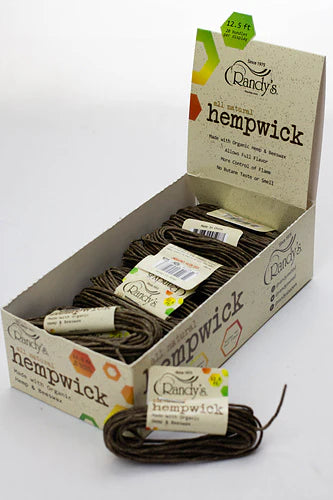 Randy's Organic Hemp Wick [Assorted Sizes] | Wholesale