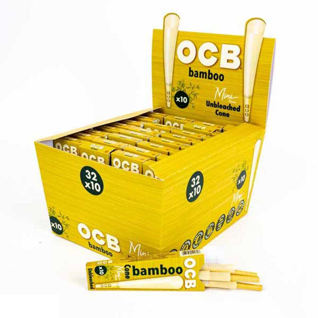 OCB Bamboo Cones 70mm – 10 Pack | Wholesale Case