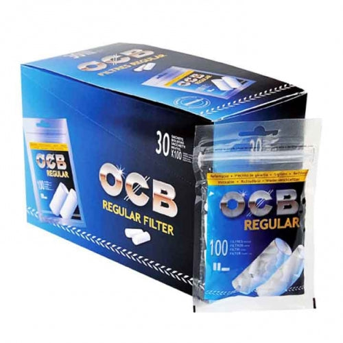 OCB Regular Filter Tips | 30 Pack Display