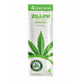 Zillow Natural Hemp Wraps [Box of 20 Packs] | Wholesale