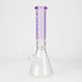 FOGGX 14" Sandblasted Beaker Water Pipe (7mm) | FT292 Wholesale