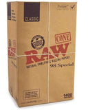 RAW 98 Special Pre-Rolled Cones | 1400 Count Bulk Box