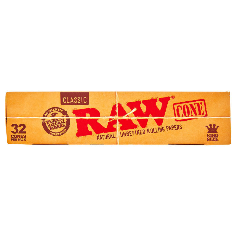 RAW Classic King Size Cones | 32 Pack Display