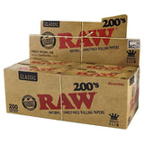 RAW Natural King Size Slim 200s Rolling Papers - 40ct