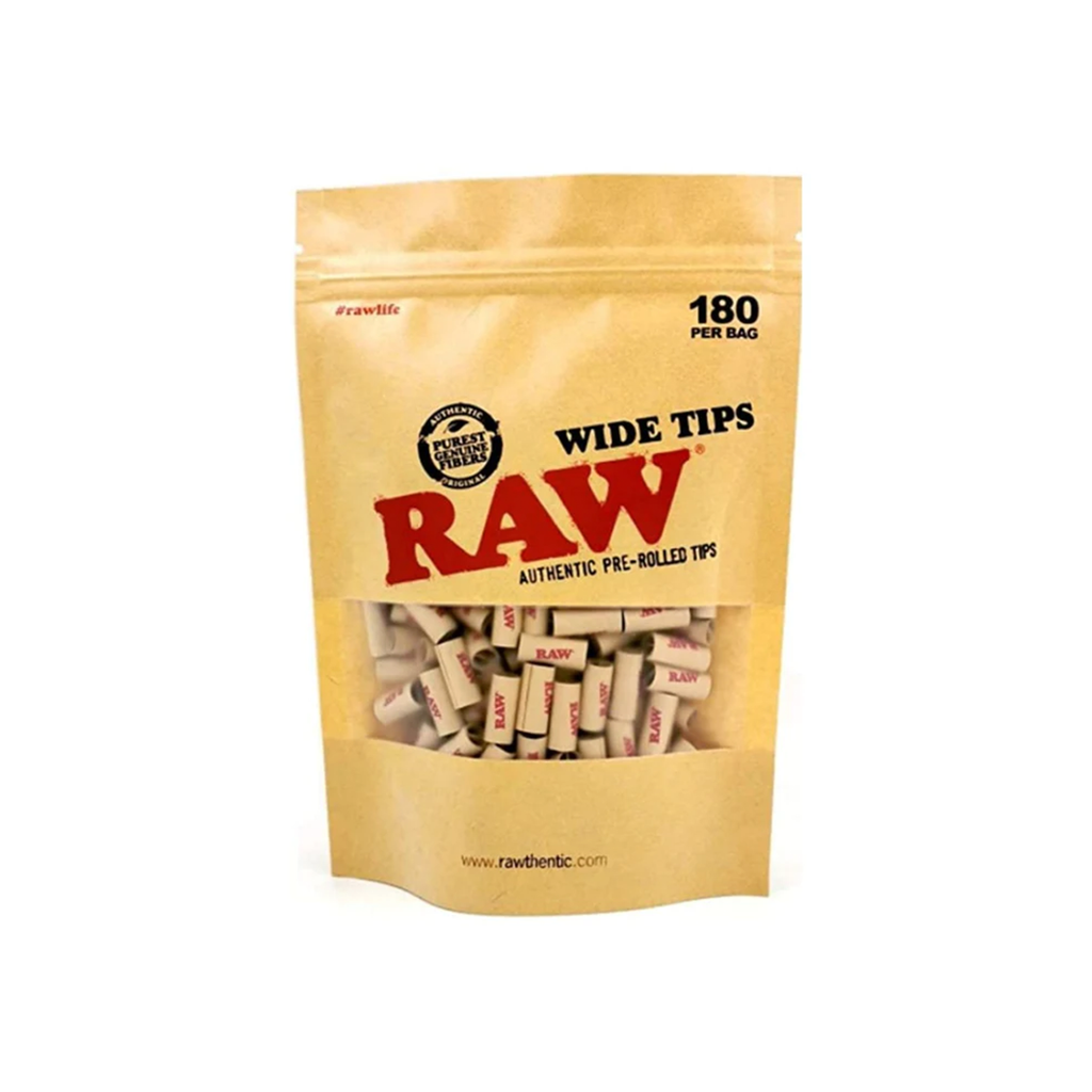 RAW Classic Pre-Rolled Wide Tips | Bulk Pack