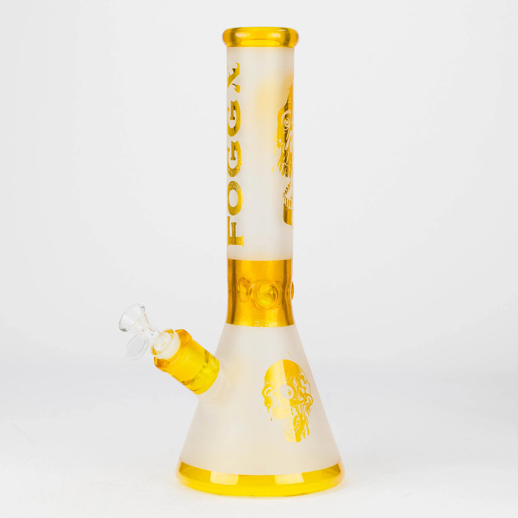 FOGGX 14" Sandblasted Small Skull Beaker (7mm Thick) | FT1649ATS